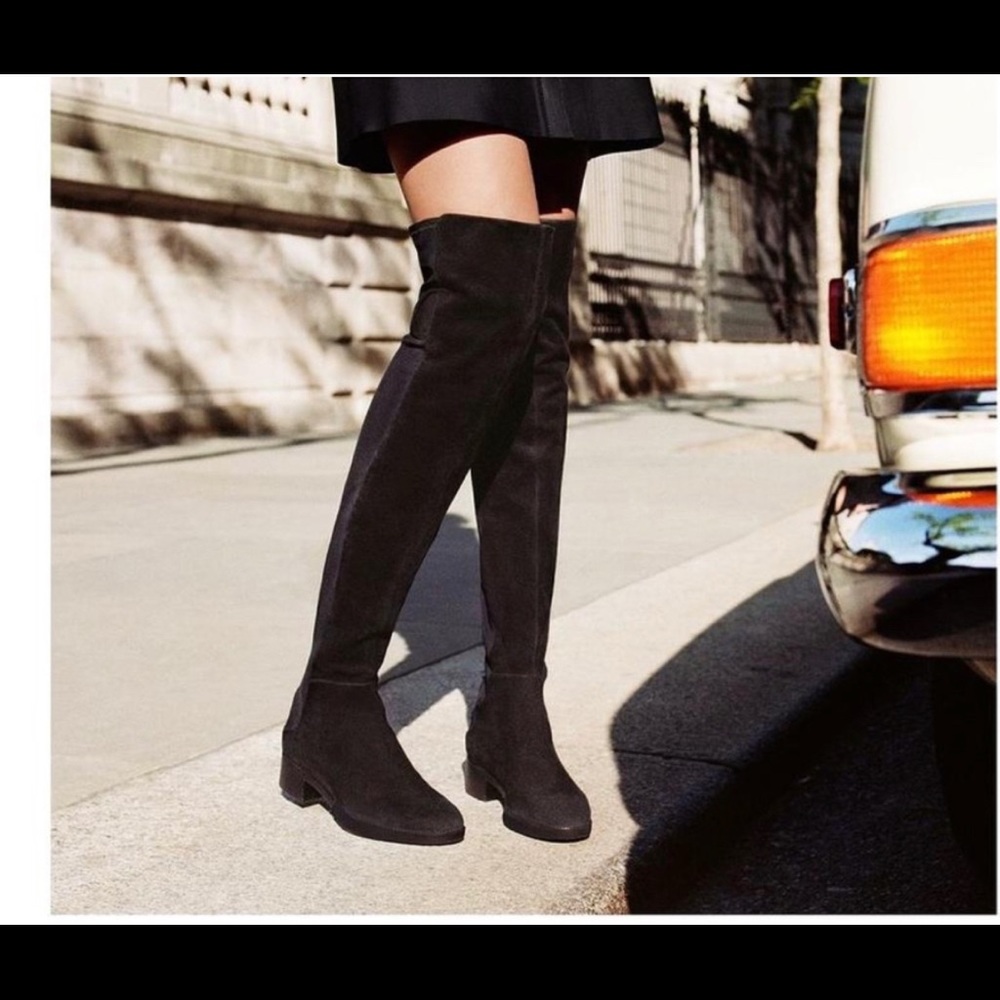 Caitlin OTK stretch boots - TORY BURCH